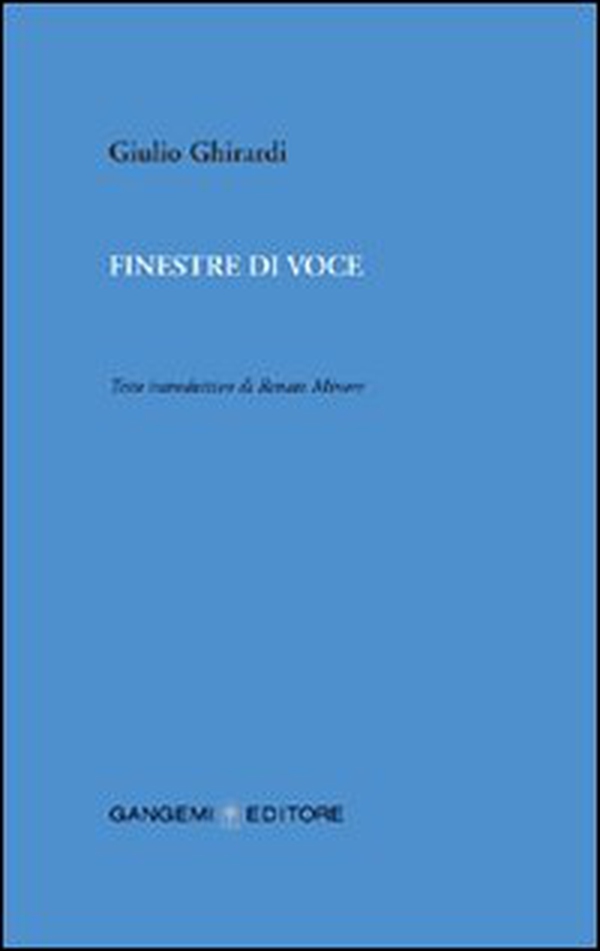 Finestre di voce - Librerie.coop Finestre di voce - Librerie.coop