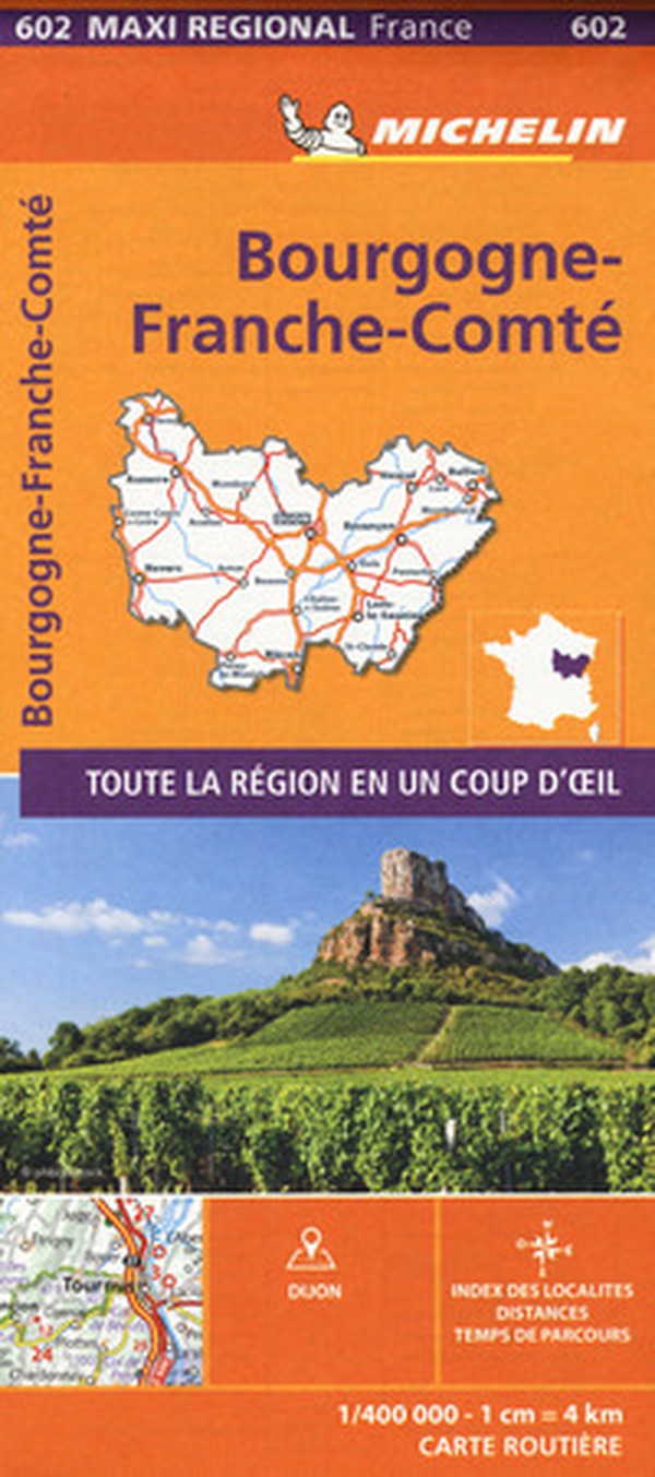 Bourgogne-Franche-Comté 1:400.000 - Librerie.coop Bourgogne-Franche-Comté 1:400.000 - Librerie.coop