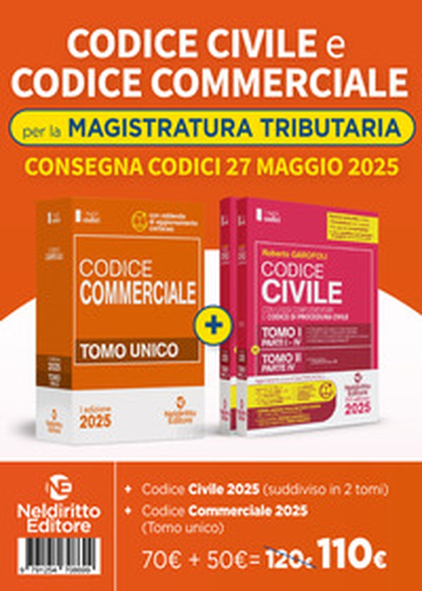 Kit Codice di Diritto Civile e diritto Commerciale per il concorso in Magistratura tributaria - Librerie.coop Kit Codice di Diritto Civile e diritto Commerciale per il concorso in Magistratura tributaria - Librerie.coop