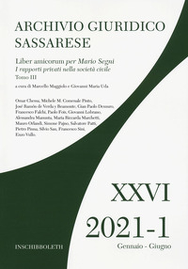 Archivio giuridico sassarese - Vol. 1\3 - Librerie.coop Archivio giuridico sassarese - Vol. 1\3 - Librerie.coop