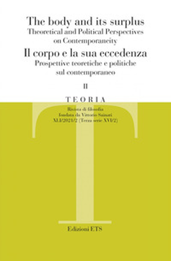 Teoria. Rivista di filosofia - Vol. 2 - Librerie.coop Teoria. Rivista di filosofia - Vol. 2 - Librerie.coop