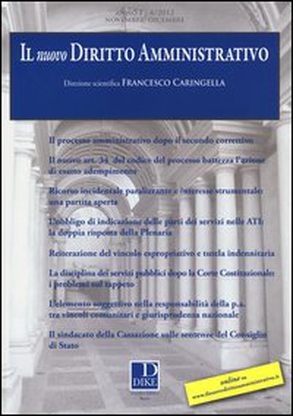 Il nuovo diritto amministrativo - Vol. 4 - Librerie.coop Il nuovo diritto amministrativo - Vol. 4 - Librerie.coop