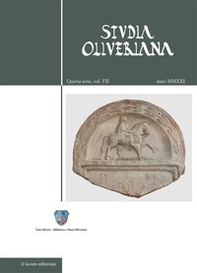 Studia Oliveriana. Quarta serie - Vol. 7 - Librerie.coop