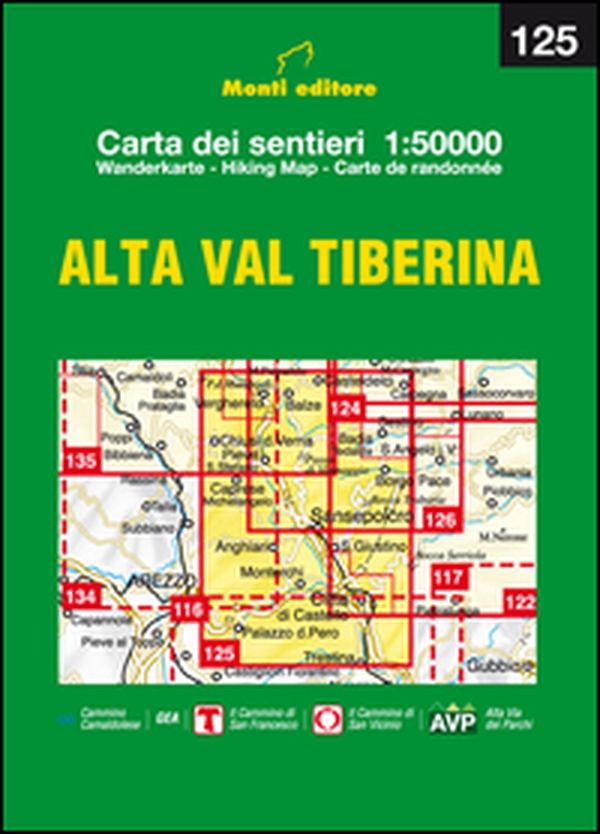 Alta Val Tiberina. Carta dei sentieri 1:50.000 - Librerie.coop Alta Val Tiberina. Carta dei sentieri 1:50.000 - Librerie.coop