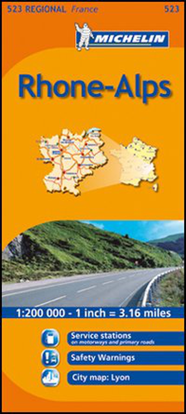 Rhone-Alps 1:200.000 - Librerie.coop Rhone-Alps 1:200.000 - Librerie.coop