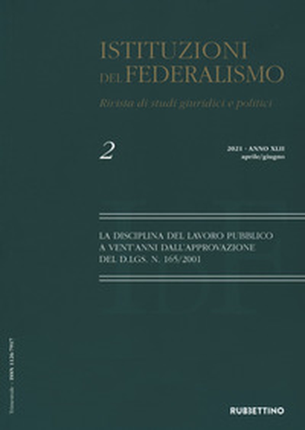 Istituzioni del federalismo. Rivista di studi giuridici e politici - Librerie.coop Istituzioni del federalismo. Rivista di studi giuridici e politici - Librerie.coop