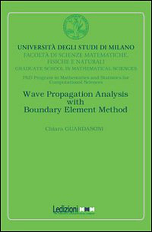 Wave propagation analysis with boundary element method - Librerie.coop Wave propagation analysis with boundary element method - Librerie.coop