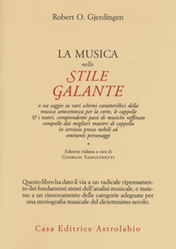 La musica nello stile galante - Librerie.coop La musica nello stile galante - Librerie.coop