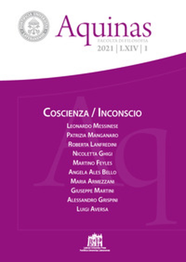 Aquinas. Rivista internazionale di filosofia - Librerie.coop Aquinas. Rivista internazionale di filosofia - Librerie.coop