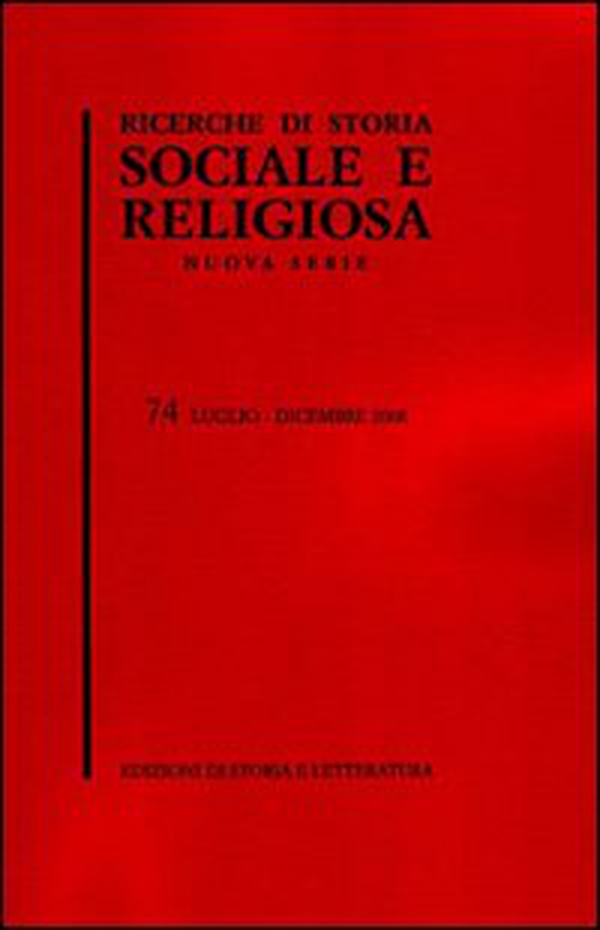 Ricerche di storia sociale e religiosa - Vol. 74 - Librerie.coop Ricerche di storia sociale e religiosa - Vol. 74 - Librerie.coop