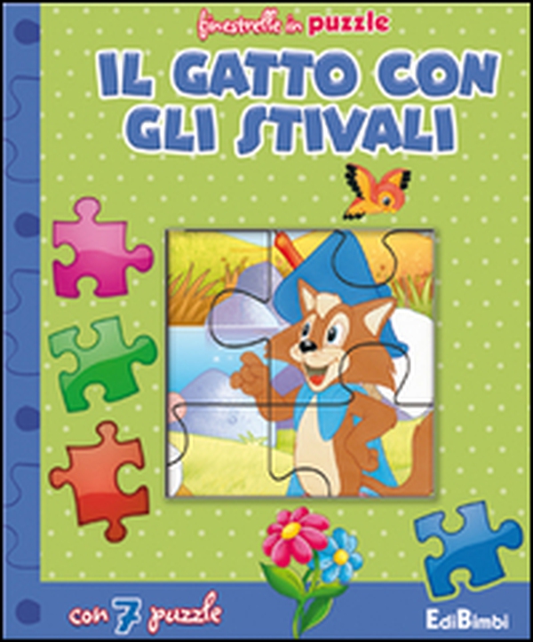 Il gatto con gli stivali. Finestrelle in puzzle - Librerie.coop Il gatto con gli stivali. Finestrelle in puzzle - Librerie.coop