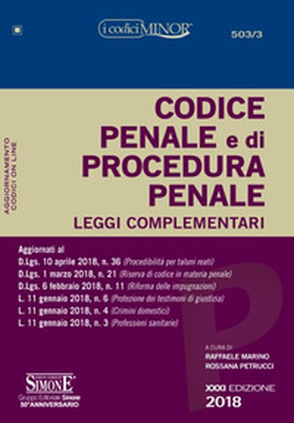 Codice penale e di procedura penale. Leggi complementari - Librerie.coop Codice penale e di procedura penale. Leggi complementari - Librerie.coop