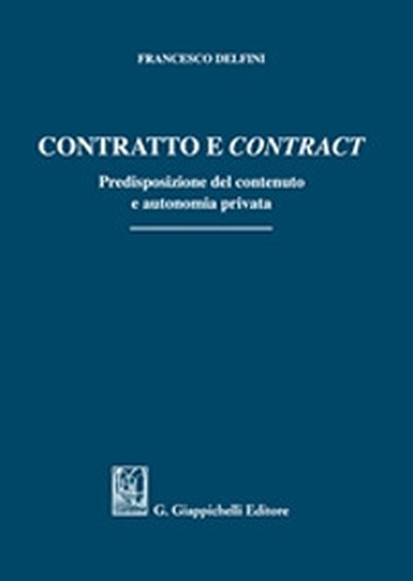 Contratto e contract - Librerie.coop Contratto e contract - Librerie.coop