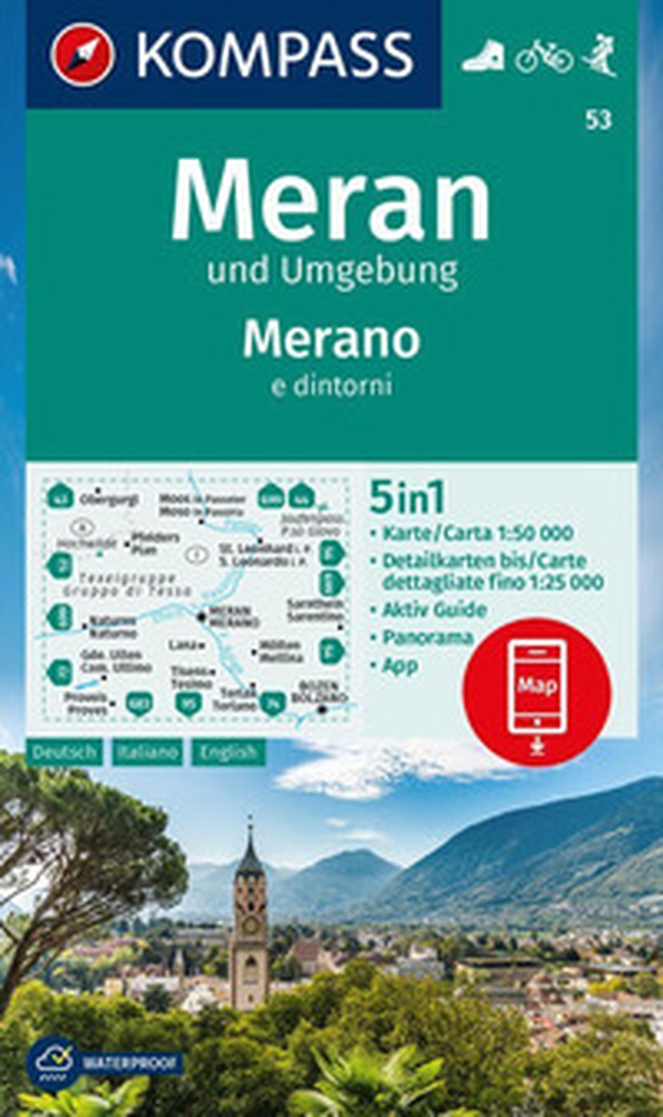 Carta escursionistica n. 53. Merano e dintorni - Librerie.coop Carta escursionistica n. 53. Merano e dintorni - Librerie.coop