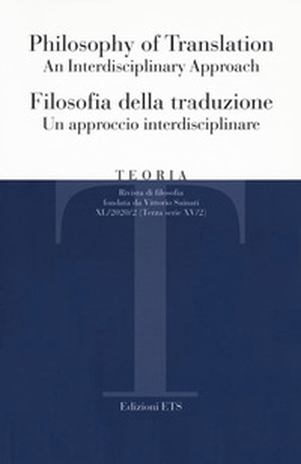 Teoria. Rivista di filosofia - Vol. 2 - Librerie.coop Teoria. Rivista di filosofia - Vol. 2 - Librerie.coop