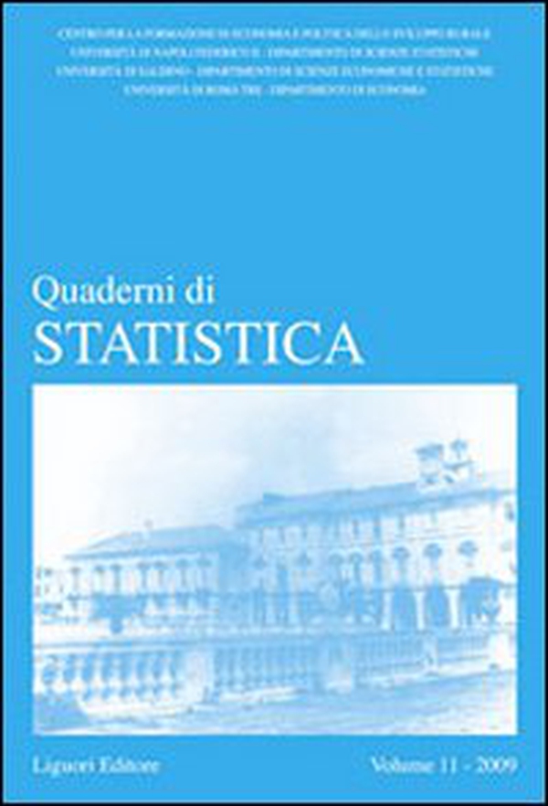 Quaderni di statistica - Librerie.coop Quaderni di statistica - Librerie.coop