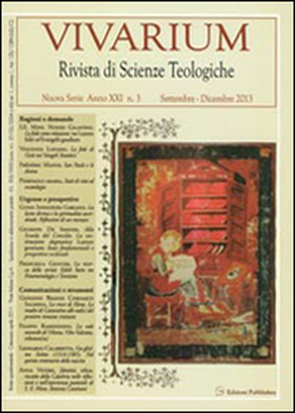 Vivarium. Rivista di scienze teologiche - Librerie.coop Vivarium. Rivista di scienze teologiche - Librerie.coop