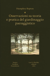 Osservazioni su teoria e pratica del giardinaggio paesaggistico - Librerie.coop
