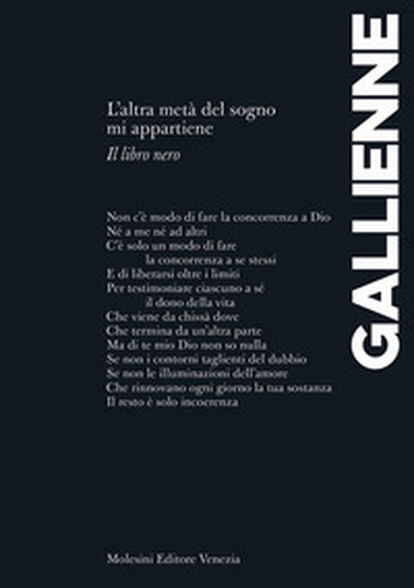 L'altra metà del sogno mi appartiene. Il libro nero. Ediz. francese e italiana - Librerie.coop L'altra metà del sogno mi appartiene. Il libro nero. Ediz. francese e italiana - Librerie.coop