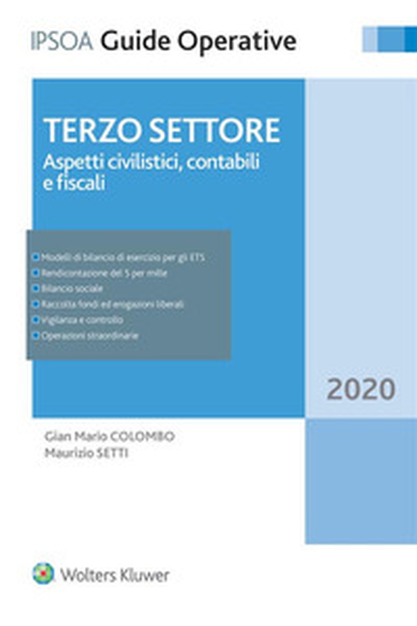 Terzo settore. Aspetti civilistici, contabili e fiscali - Librerie.coop Terzo settore. Aspetti civilistici, contabili e fiscali - Librerie.coop