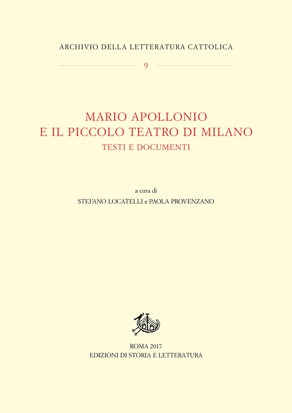 Mario Apollonio e il Piccolo Teatro di Milano - Librerie.coop Mario Apollonio e il Piccolo Teatro di Milano - Librerie.coop