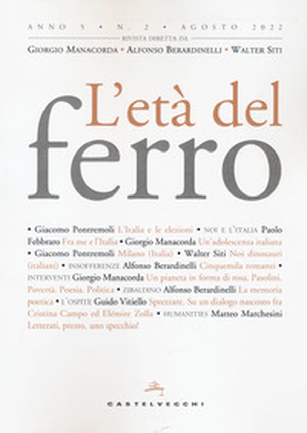 Età del ferro - Librerie.coop Età del ferro - Librerie.coop