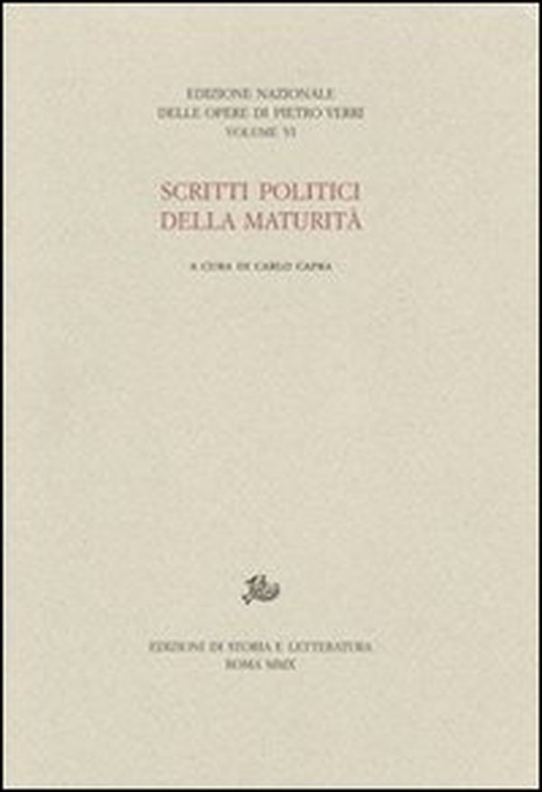 Scritti politici della maturità - Librerie.coop Scritti politici della maturità - Librerie.coop