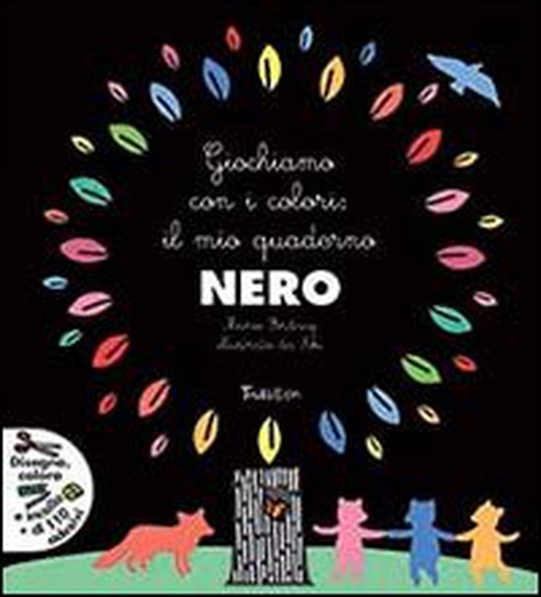 Giochiamo con i colori: il mio quaderno nero. Con adesivi - Librerie.coop Giochiamo con i colori: il mio quaderno nero. Con adesivi - Librerie.coop