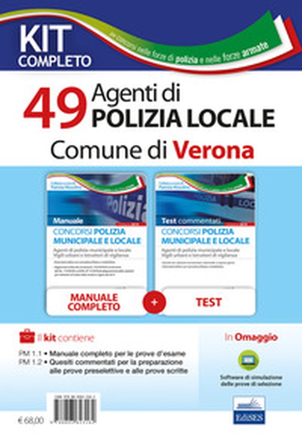 Kit completo concorso polizia municipale e locale. Manuale e test commentati per la preparazione alle prove d'esame - Librerie.coop Kit completo concorso polizia municipale e locale. Manuale e test commentati per la preparazione alle prove d'esame - Librerie.coop