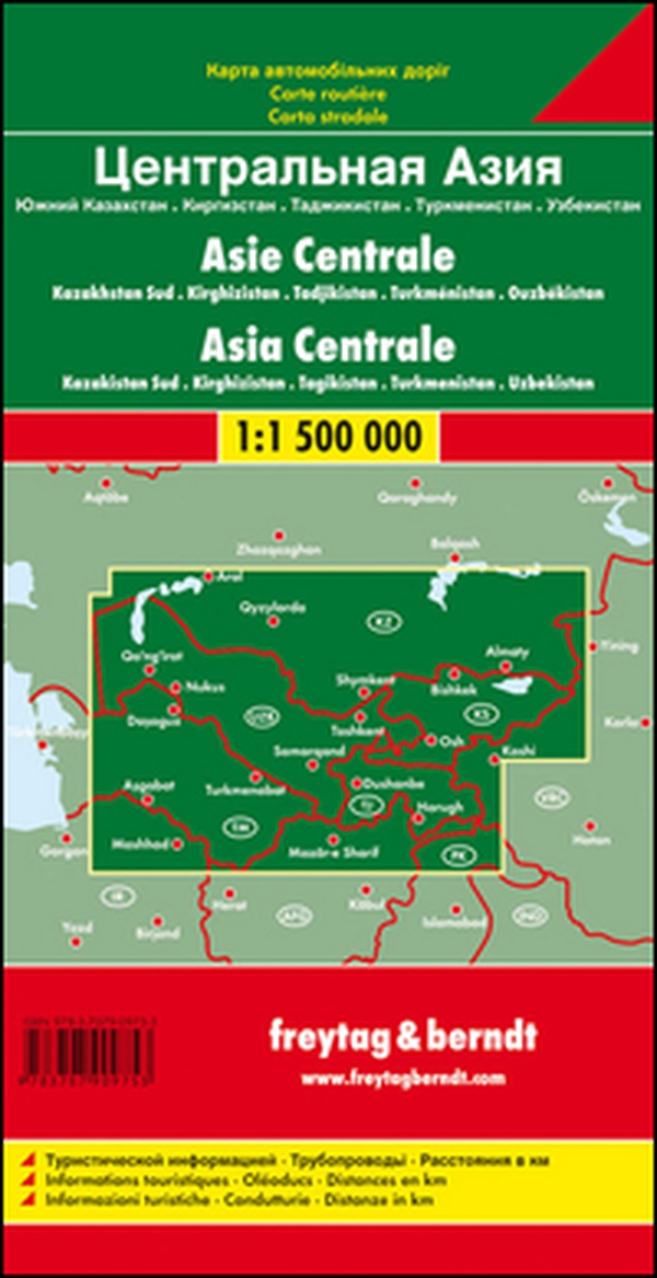 Asia centrale 1:1.500.000 - Librerie.coop Asia centrale 1:1.500.000 - Librerie.coop
