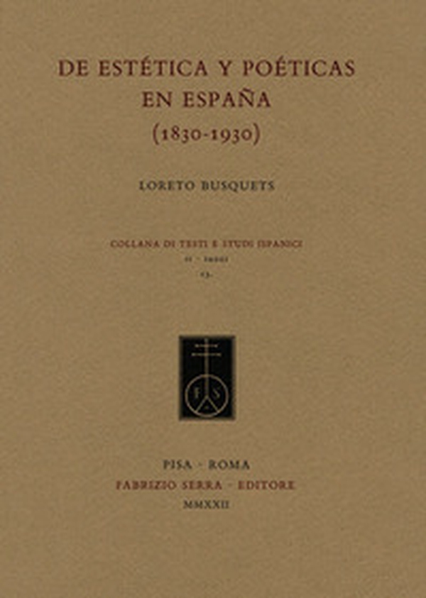 De estética y poéticas en España (1830-1930) - Librerie.coop De estética y poéticas en España (1830-1930) - Librerie.coop
