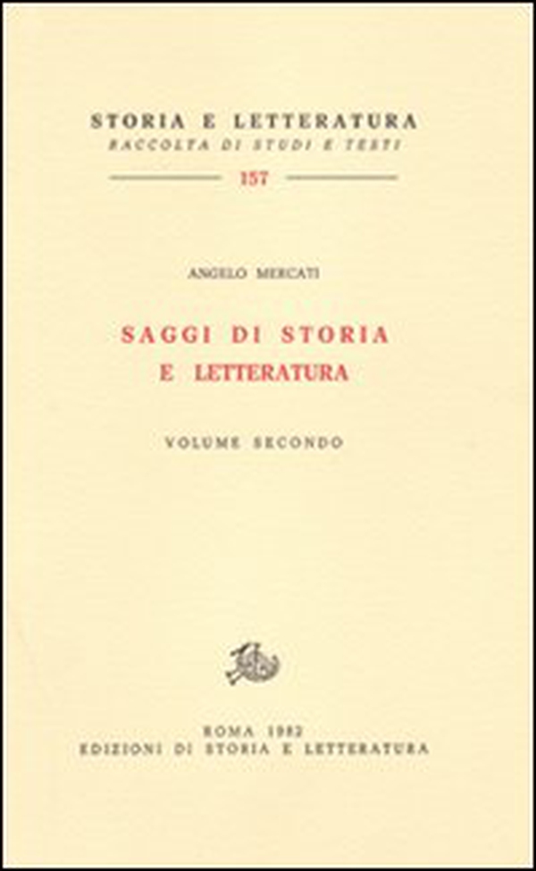 Saggi di storia e letteratura - Vol. 2 - Librerie.coop Saggi di storia e letteratura - Vol. 2 - Librerie.coop