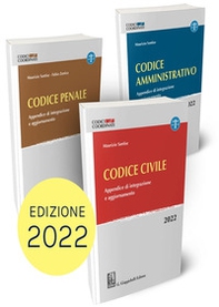 Codice penale-Codice amministrativo-Codice civile. Appendici di integrazione e aggiornamento 2022. Kit - Librerie.coop
