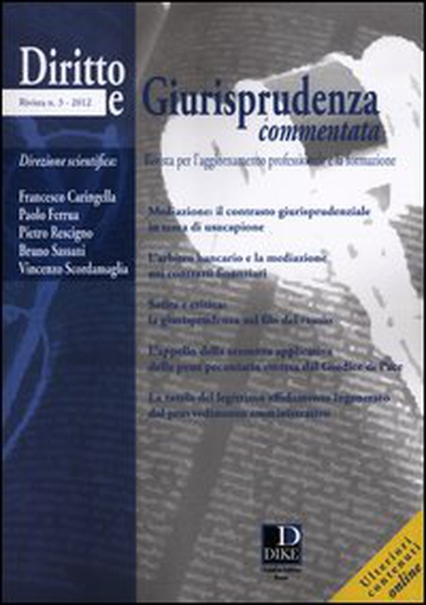 Diritto e giurisprudenza commentata - Vol. 3 - Librerie.coop Diritto e giurisprudenza commentata - Vol. 3 - Librerie.coop