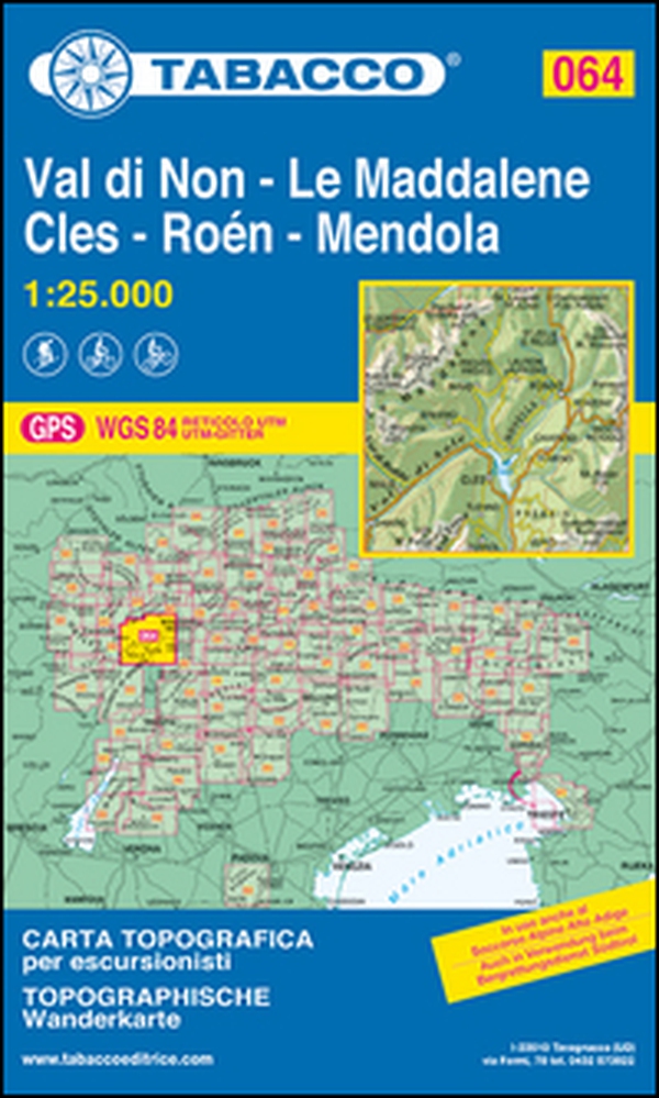 Val di Non - Le Maddalene - Cles - Roén - Mendola 1:25.000 - Librerie.coop Val di Non - Le Maddalene - Cles - Roén - Mendola 1:25.000 - Librerie.coop