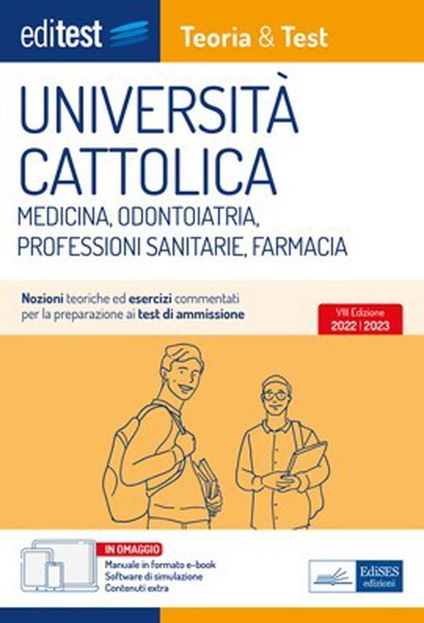 Università Cattolica - Medicina, Odontoiatria, Professioni Sanitarie e Farmacia - Teoria & Test - Librerie.coop Università Cattolica - Medicina, Odontoiatria, Professioni Sanitarie e Farmacia - Teoria & Test - Librerie.coop