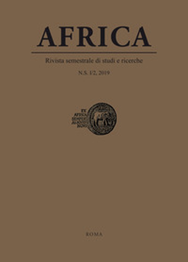 Africa. Rivista semestrale di studi e ricerche. Nuova serie - Vol. 1\2 - Librerie.coop Africa. Rivista semestrale di studi e ricerche. Nuova serie - Vol. 1\2 - Librerie.coop