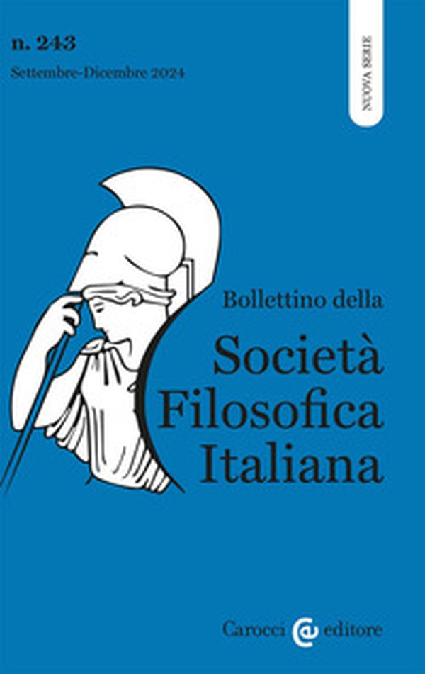 Bollettino della società filosofica italiana. Nuova serie - Vol. 3 - Librerie.coop Bollettino della società filosofica italiana. Nuova serie - Vol. 3 - Librerie.coop