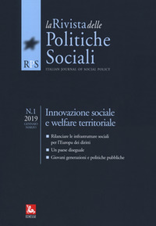 La rivista delle politiche sociali - Vol. 1 - Librerie.coop La rivista delle politiche sociali - Vol. 1 - Librerie.coop