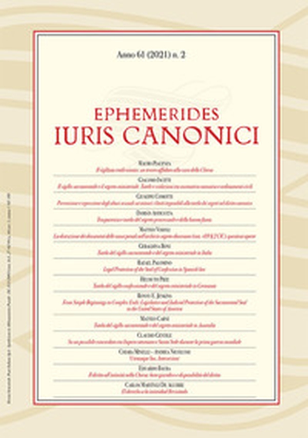 Ephemerides Iuris canonici - Librerie.coop Ephemerides Iuris canonici - Librerie.coop