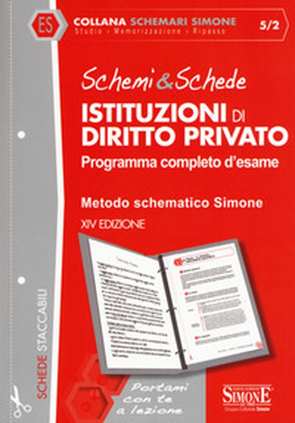 Schemi & schede di istituzioni di diritto privato. Programma completo d'esame - Librerie.coop Schemi & schede di istituzioni di diritto privato. Programma completo d'esame - Librerie.coop