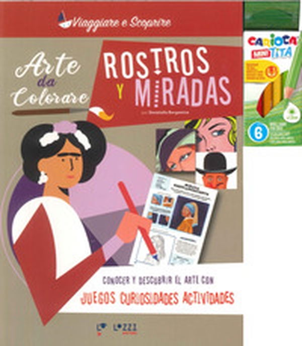 Rostros y miradas. Arte da colorare - Librerie.coop Rostros y miradas. Arte da colorare - Librerie.coop