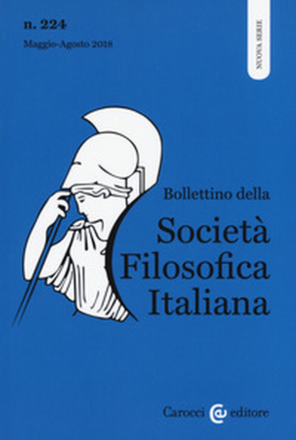 Bollettino della società filosofica italiana. Nuova serie - Librerie.coop Bollettino della società filosofica italiana. Nuova serie - Librerie.coop
