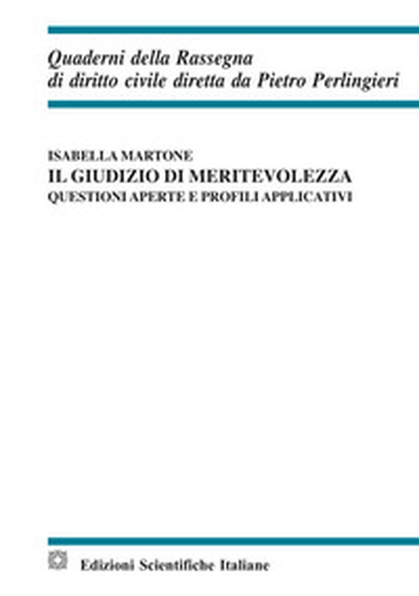 Il giudizio di meritevolezza - Librerie.coop Il giudizio di meritevolezza - Librerie.coop