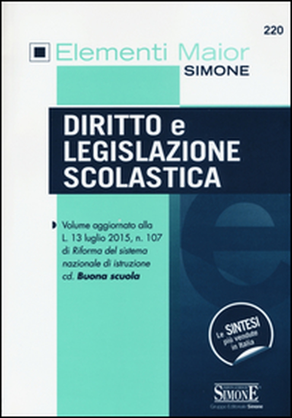 Diritto e legislazione scolastica - Librerie.coop Diritto e legislazione scolastica - Librerie.coop