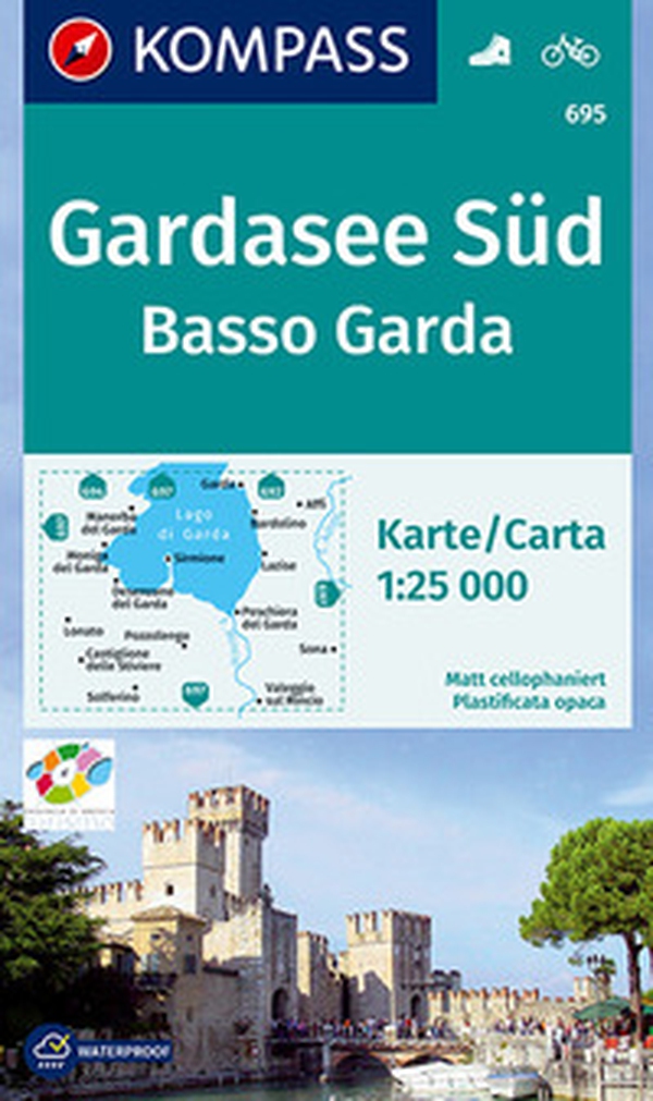 Carta escursionistica n. 695. Basso Garda-Gardasee Süd 1:25.000 - Librerie.coop Carta escursionistica n. 695. Basso Garda-Gardasee Süd 1:25.000 - Librerie.coop