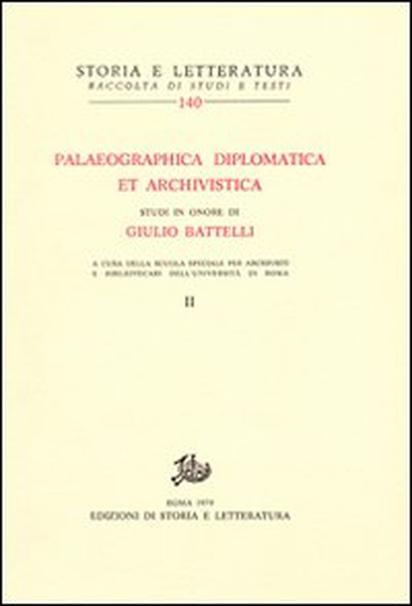 Paleographica diplomatica et archivistica. Studi in onore di Giulio Battelli - Librerie.coop Paleographica diplomatica et archivistica. Studi in onore di Giulio Battelli - Librerie.coop