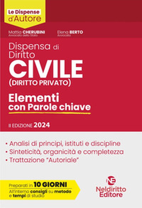 Dispensa di diritto civile (diritto privato). Elementi con parole chiave - Librerie.coop Dispensa di diritto civile (diritto privato). Elementi con parole chiave - Librerie.coop