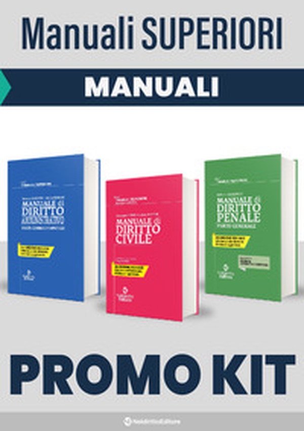 Kit 3 Manuali superiori: Civile-Penale-Amministrativo - Librerie.coop Kit 3 Manuali superiori: Civile-Penale-Amministrativo - Librerie.coop