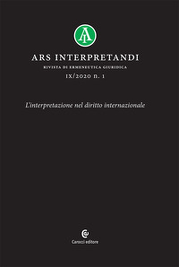 Ars interpretandi - Vol. 1 - Librerie.coop Ars interpretandi - Vol. 1 - Librerie.coop